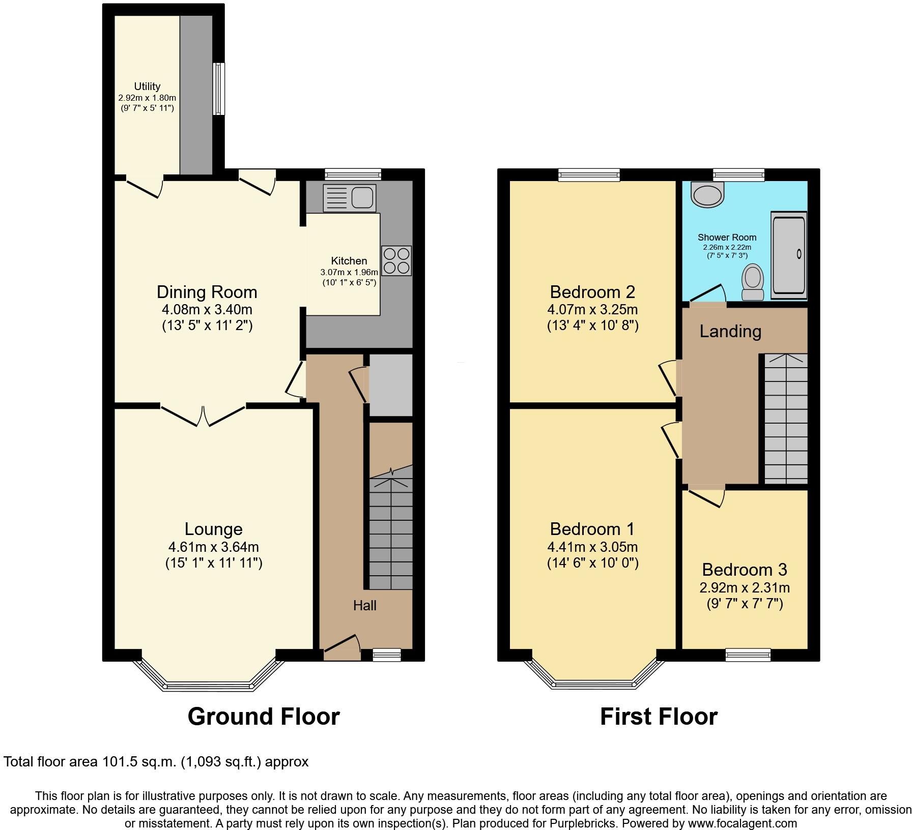 Duncombe Road South, Liverpool, L19 floorplan