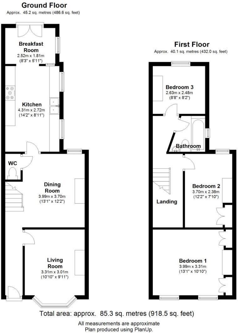 Hardwick Street, Newnham floorplan