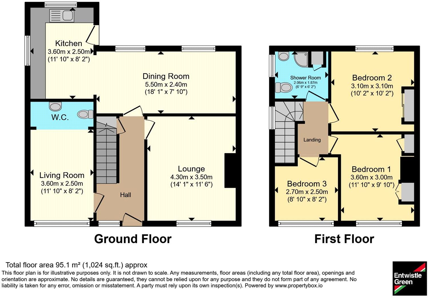 Heaton Drive, Bury, Greater Manchester, BL9 floorplan