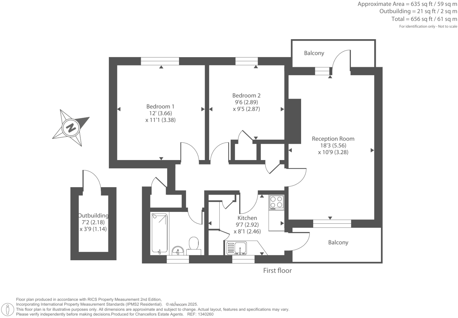 Grange Road, Oxford floorplan