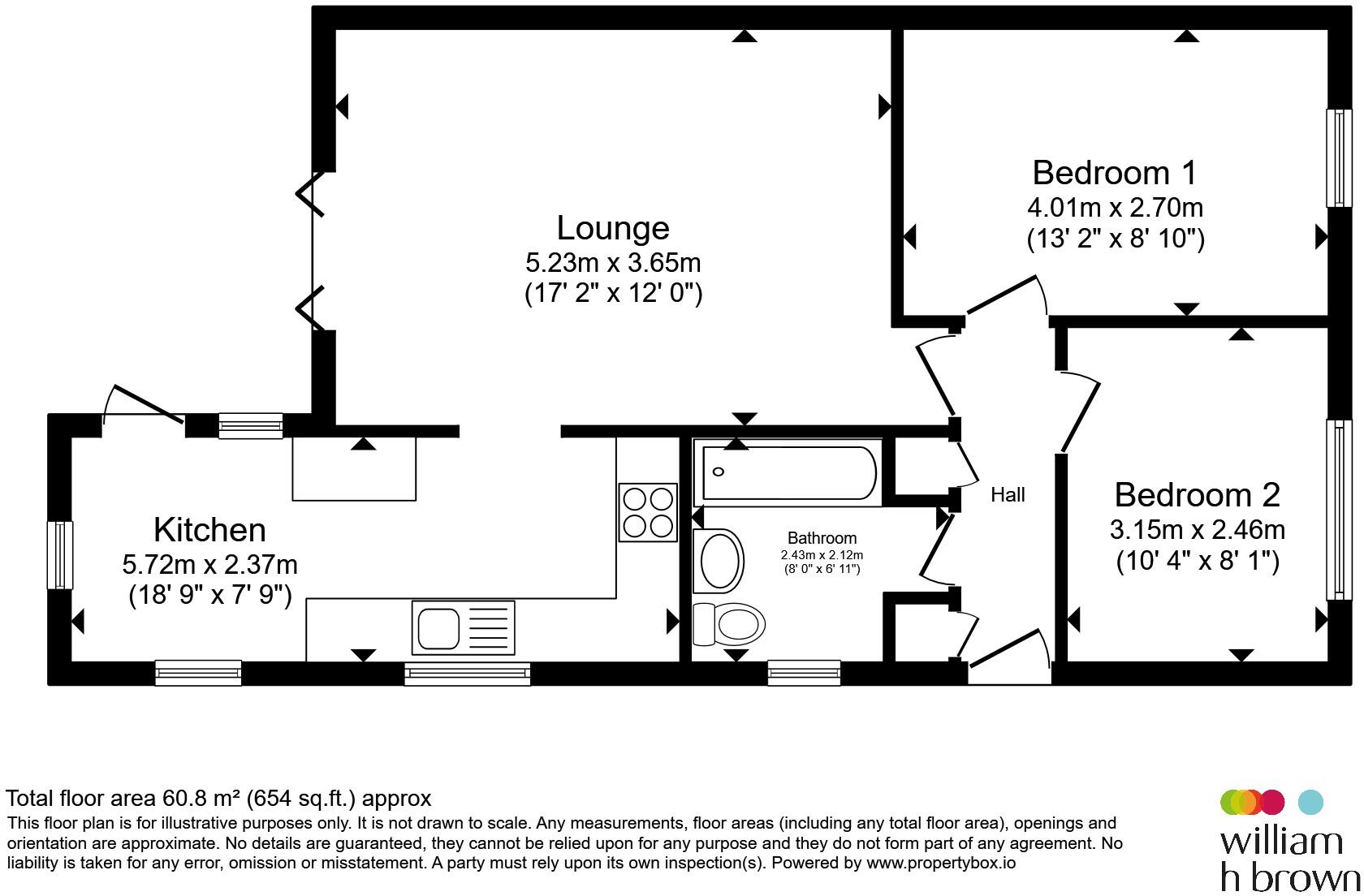 The Glade, Thetford floorplan
