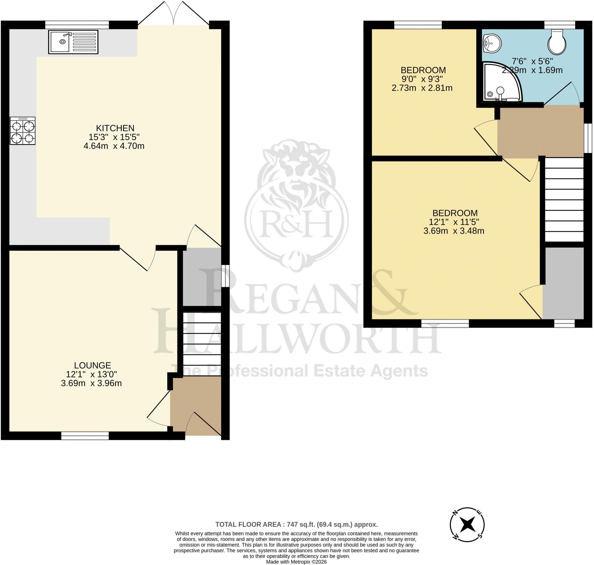 Springfield Road, Springfield, WN6 7RL floorplan