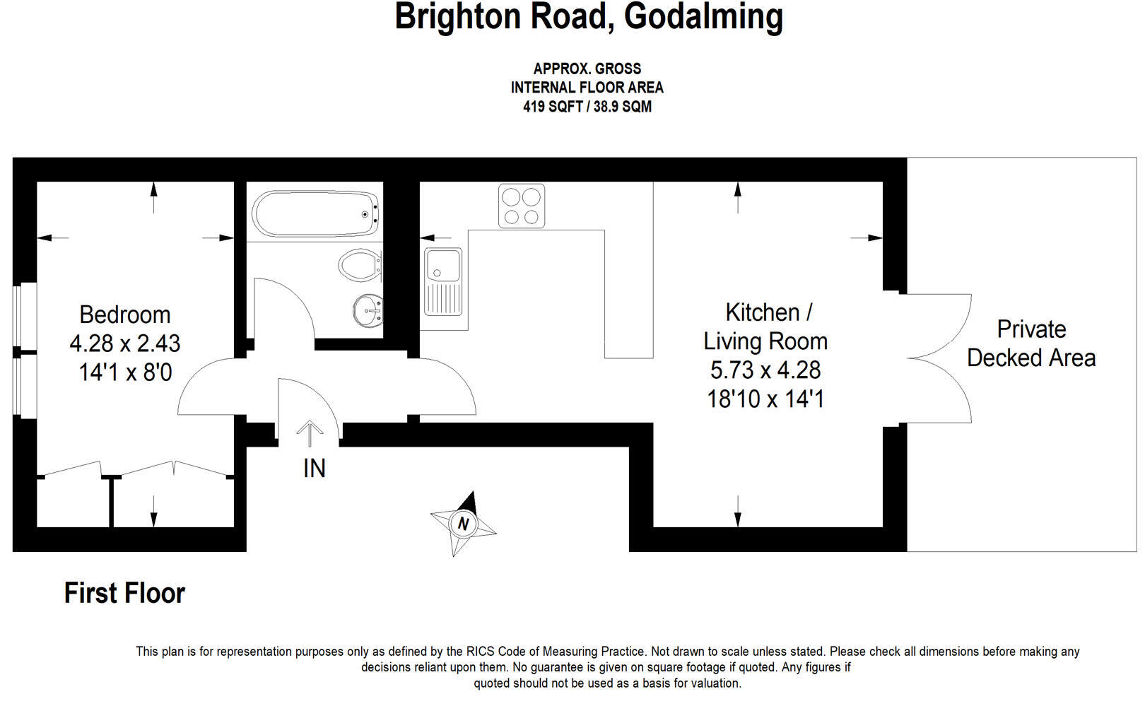 Brighton Road, Godalming floorplan