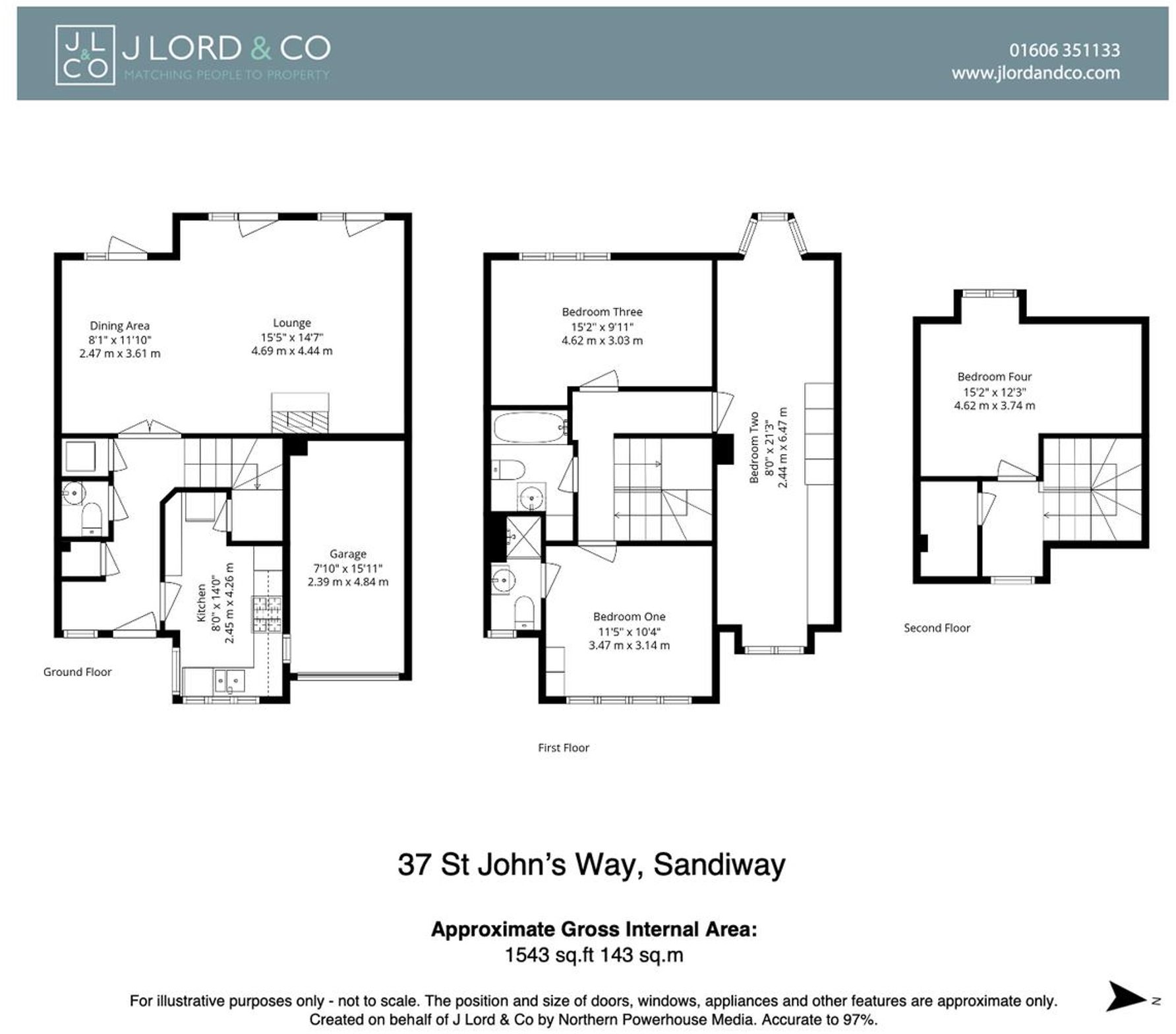 37 St Johns Way, Sandiway, Cheshire, CW8 2LX floorplan