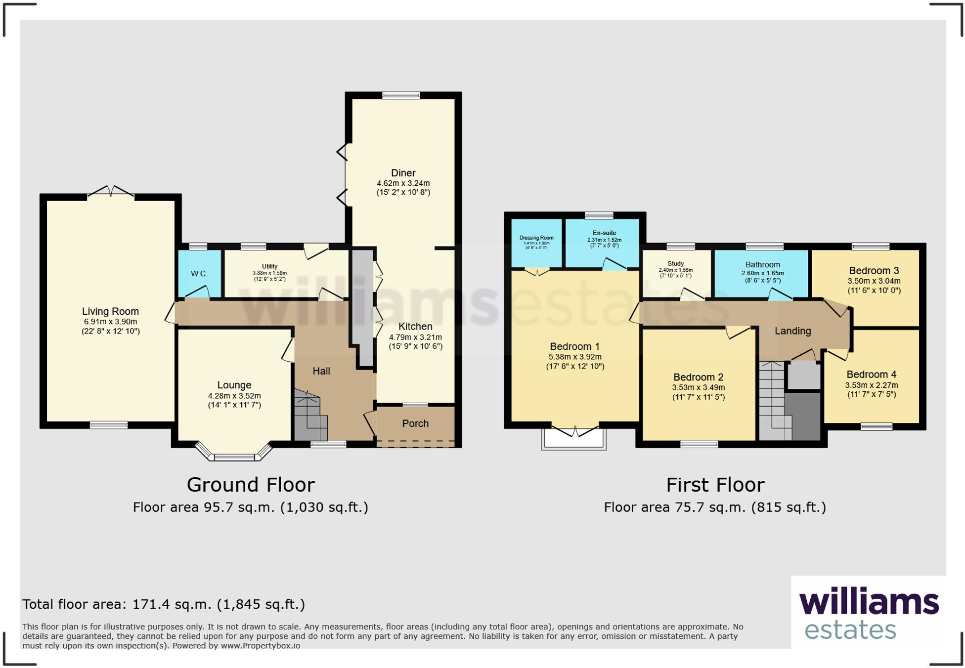 Linden Walk, Prestatyn, LL19 floorplan