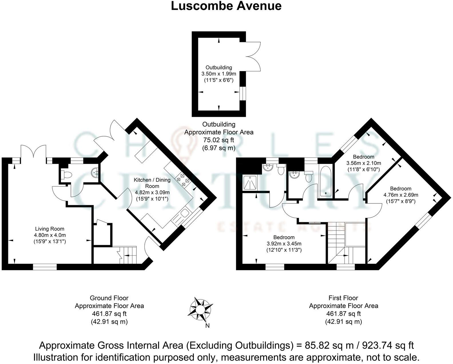 Luscombe Avenue, Hellingly, BN27 floorplan