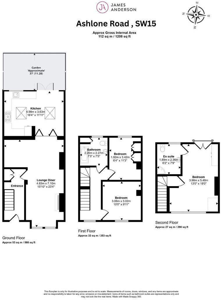 Ashlone Road, Putney, SW15 floorplan