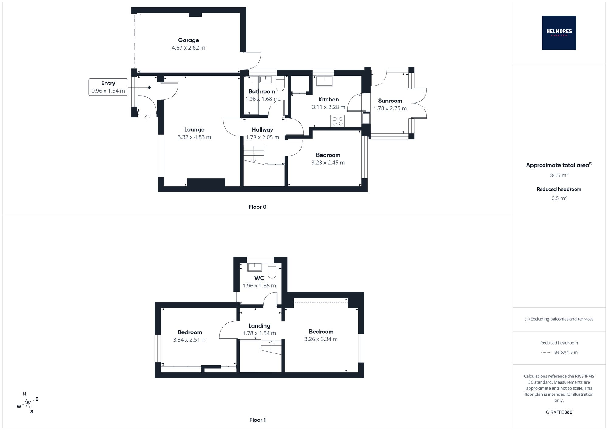 Meadow Gardens, Crediton, EX17 floorplan