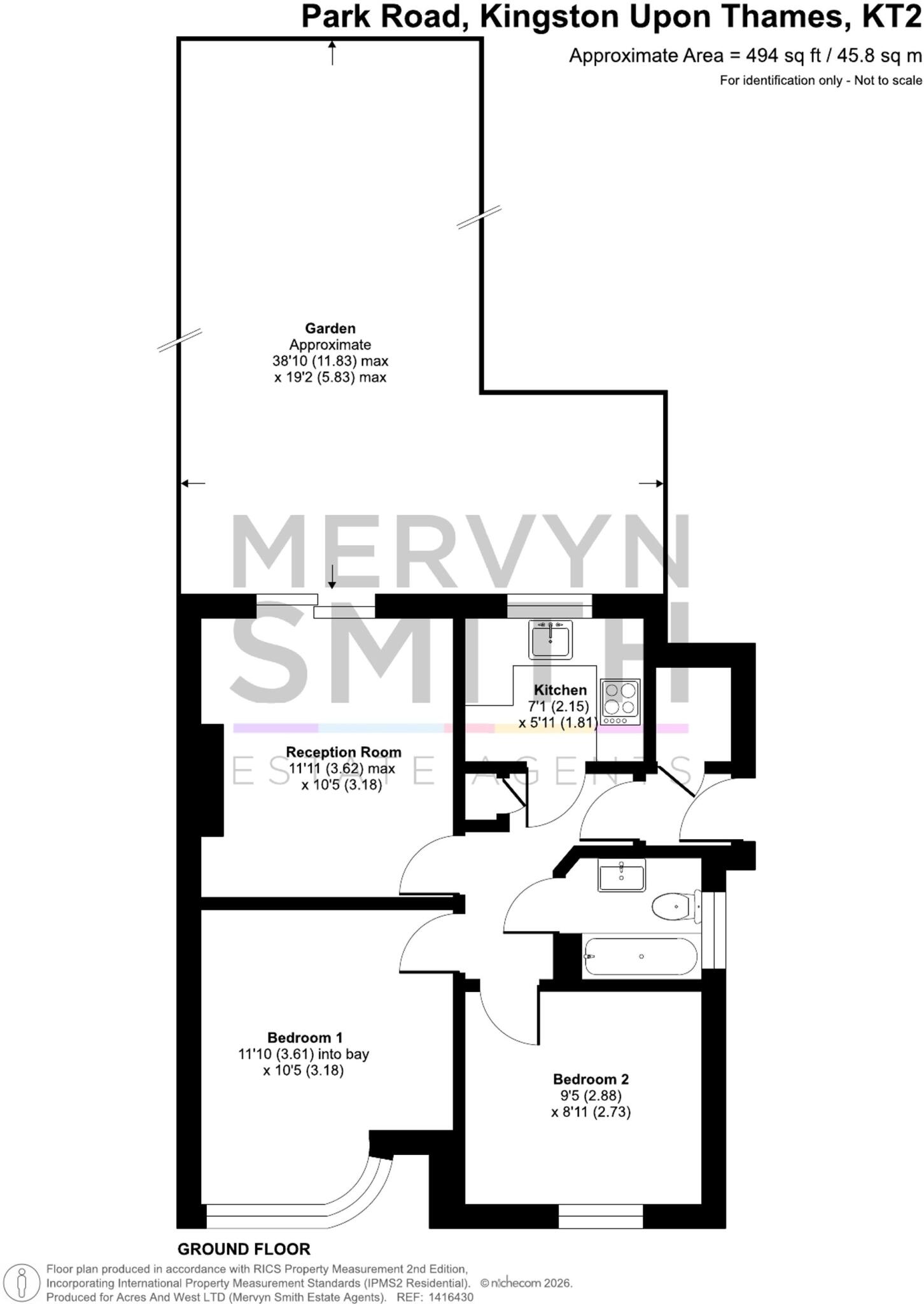 Park Road, Kingston Upon Thames, KT2 floorplan