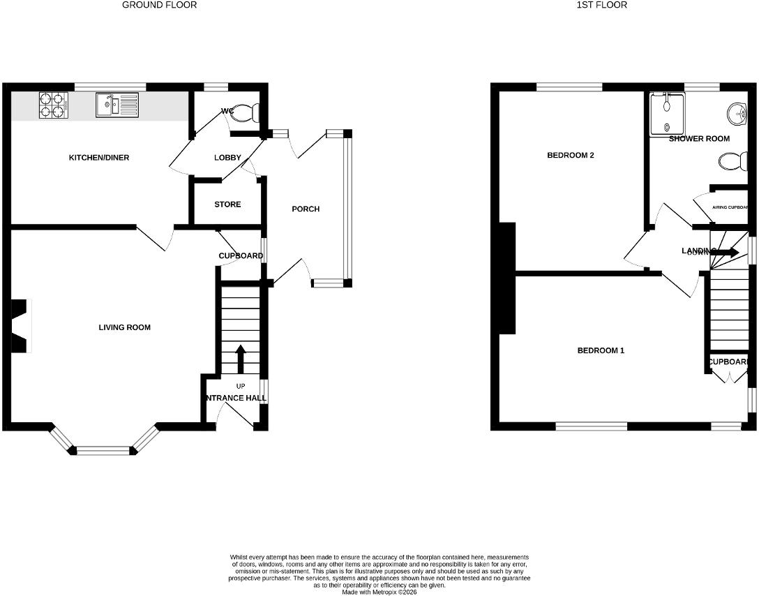 Bemersley Road, Ball Green, Stoke on Trent, ST6 8JQ floorplan