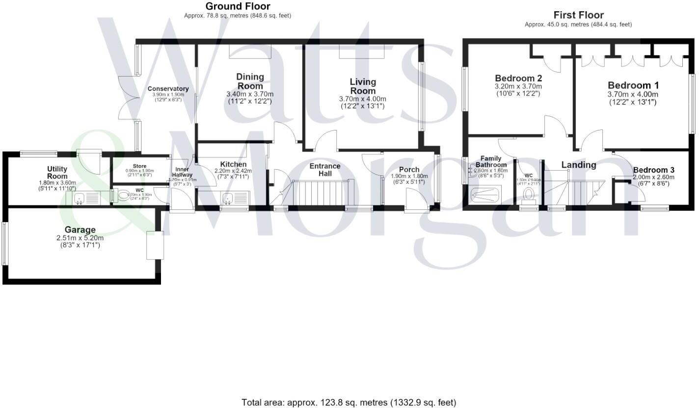 College Close, Bridgend County Borough, CF31 3DL floorplan