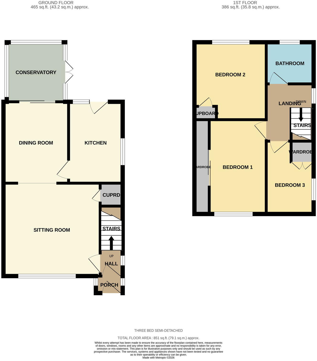 Corfe Crescent, Hazel Grove, Stockport SK7 5PS floorplan