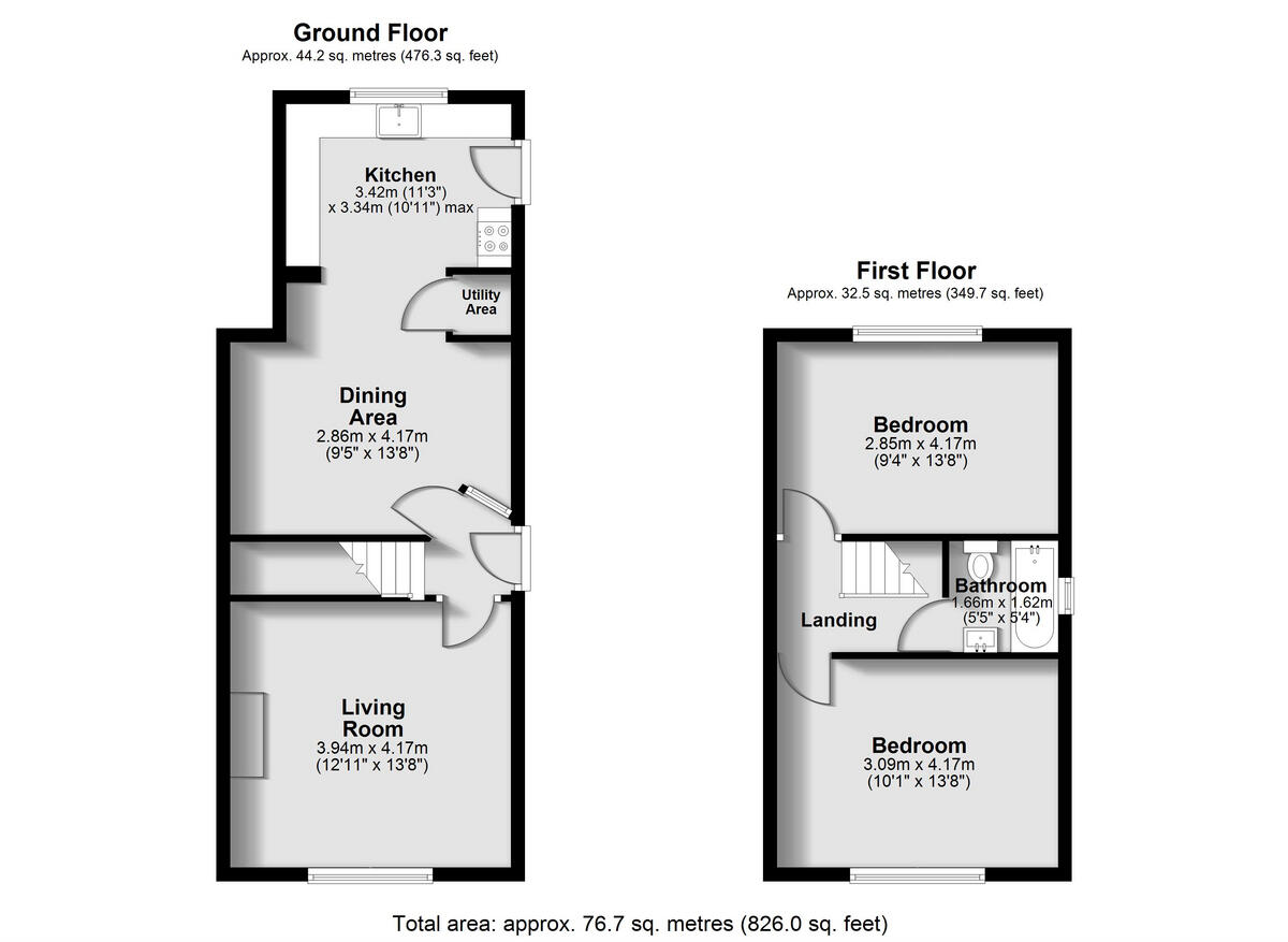 Commonside, Selston, NG16 floorplan
