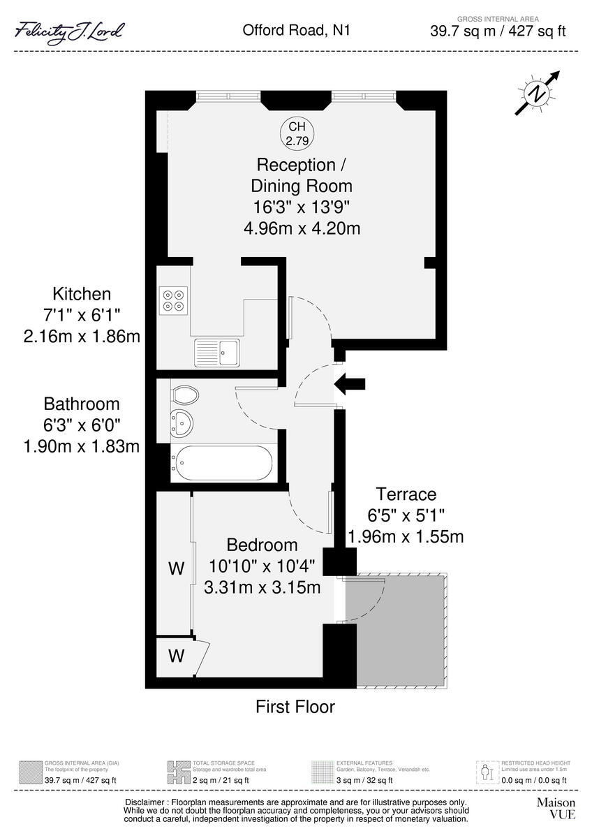 Offord Road, London floorplan