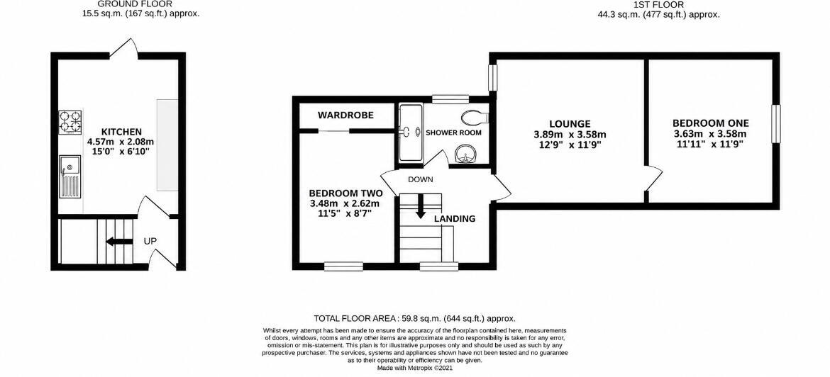 Oak Street, Norwich floorplan