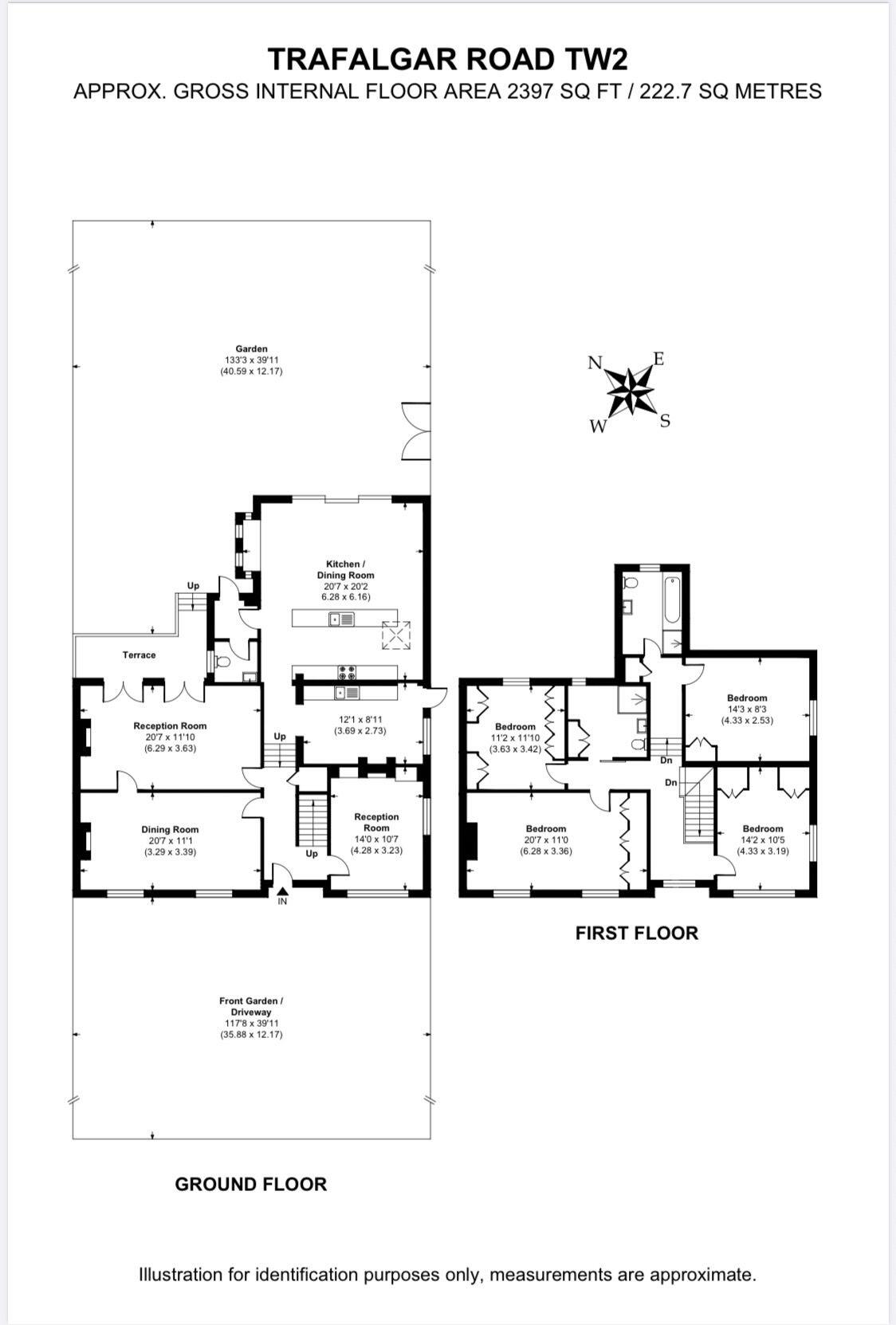 Trafalgar Road, Twickenham TW2 floorplan