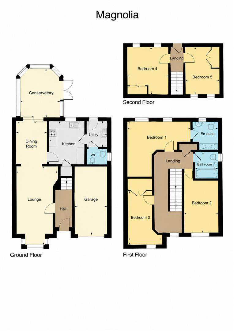 No chain - Magnolia Close, Canvey Island floorplan