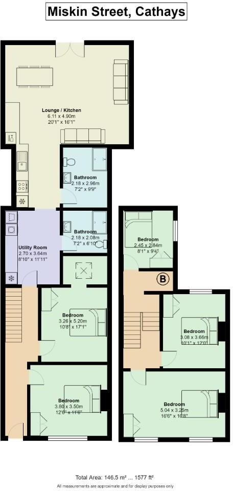 Miskin Street, Cathays floorplan