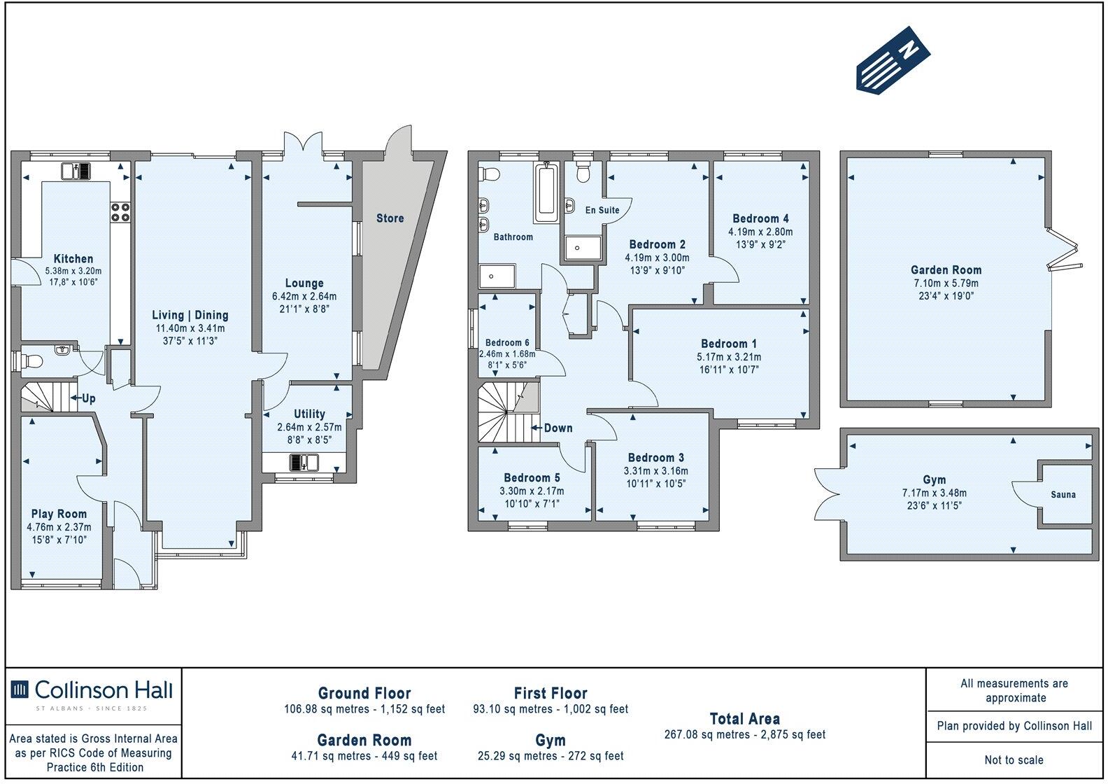 Maplefield, Park Street, St. Albans, Hertfordshire, AL2 floorplan