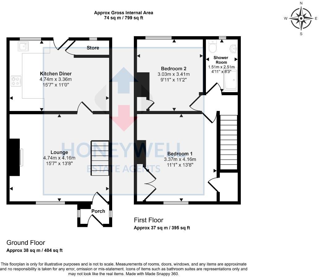 Railway Terrace, Simonstone, BB12 7NN floorplan