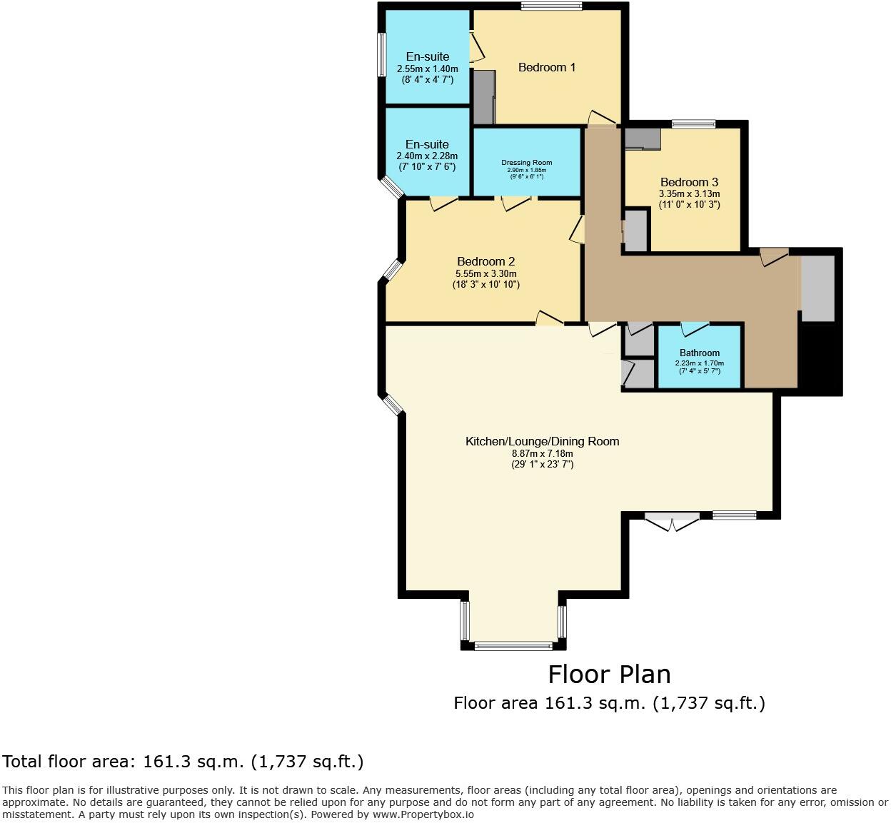Flat 1 - 3B Arnothill House, Arnothill, Falkirk, FK1 5RZ floorplan