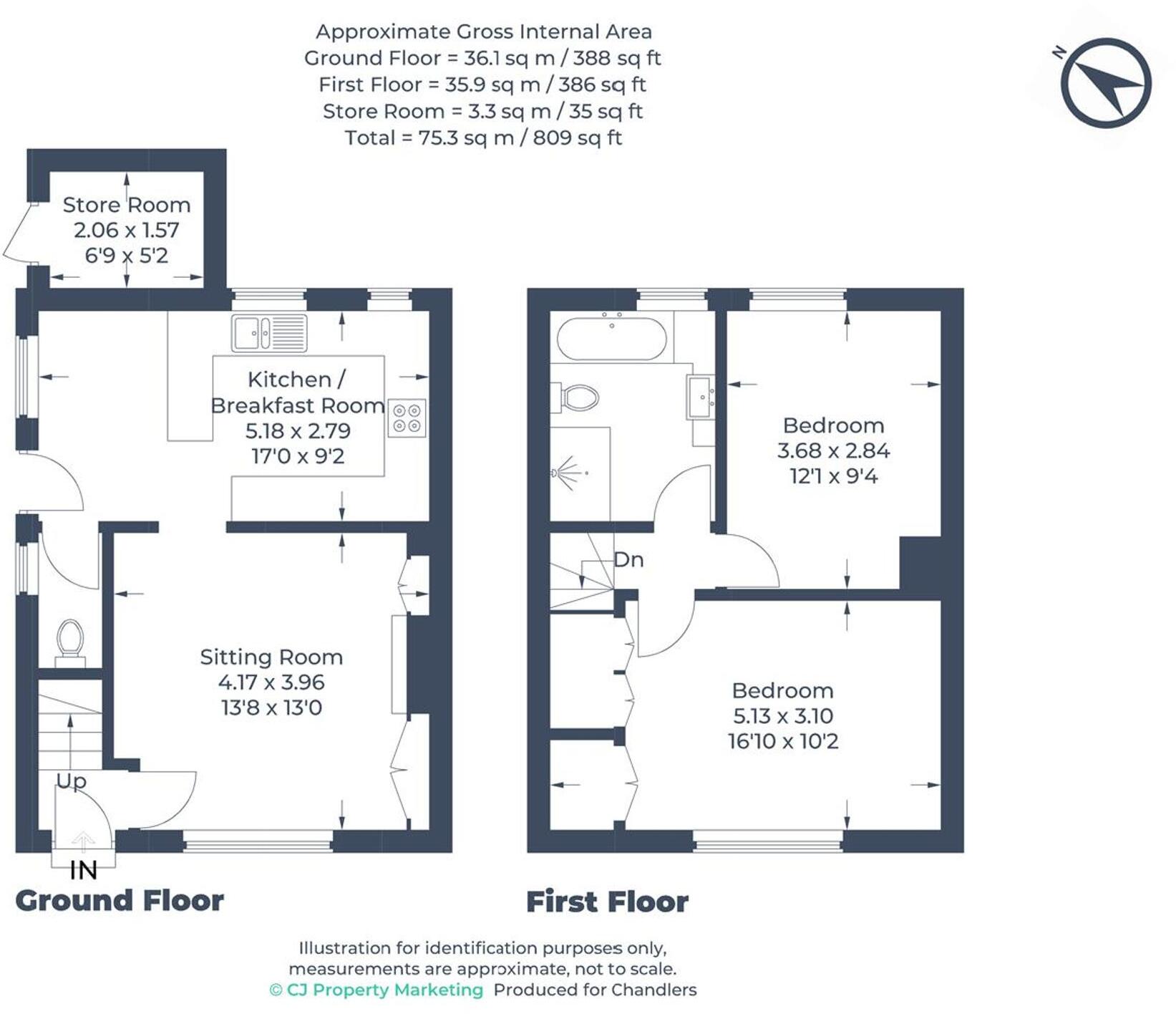 Ellis Avenue, Stevenage, SG1 floorplan