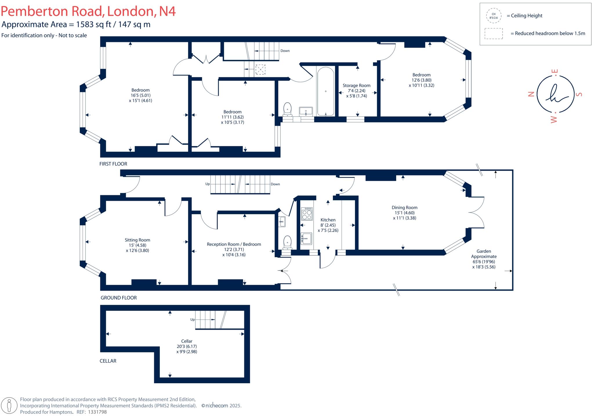 Pemberton Road, London, N4 floorplan