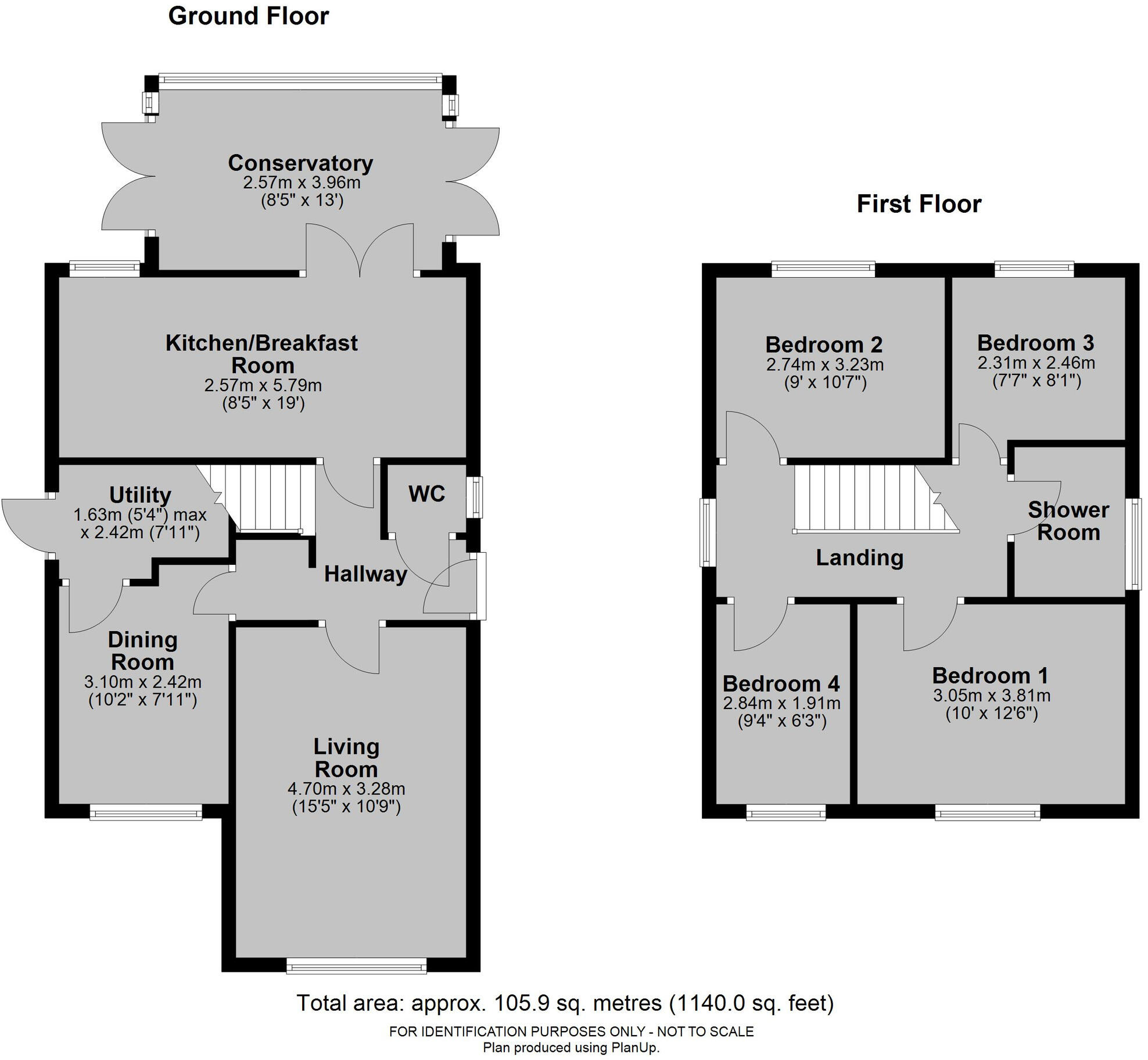 St. Peters Close, Moreton-on-Lugg, Hereford, HR4 floorplan