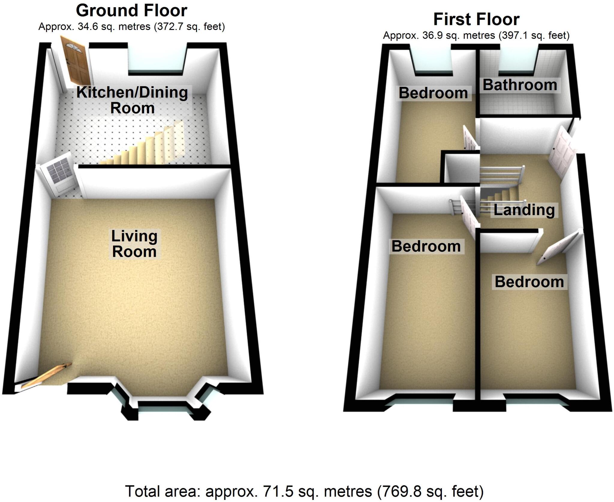 Copster Hill Road, Oldham, Greater Manchester, OL8 floorplan