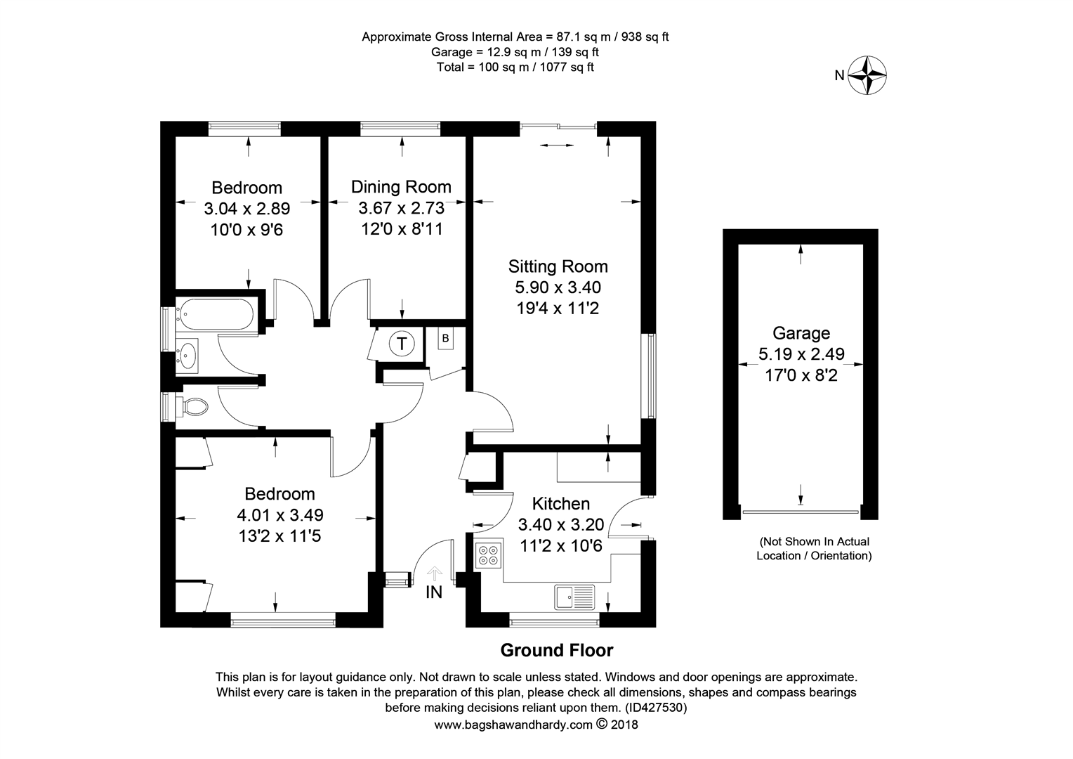 CANDY CROFT, GREAT BOOKHAM, KT23 floorplan