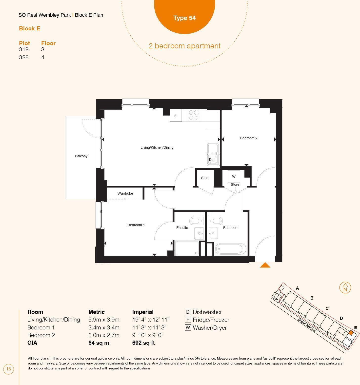 41 Brook Avenue,
Wembley,
London,
HA98PH floorplan
