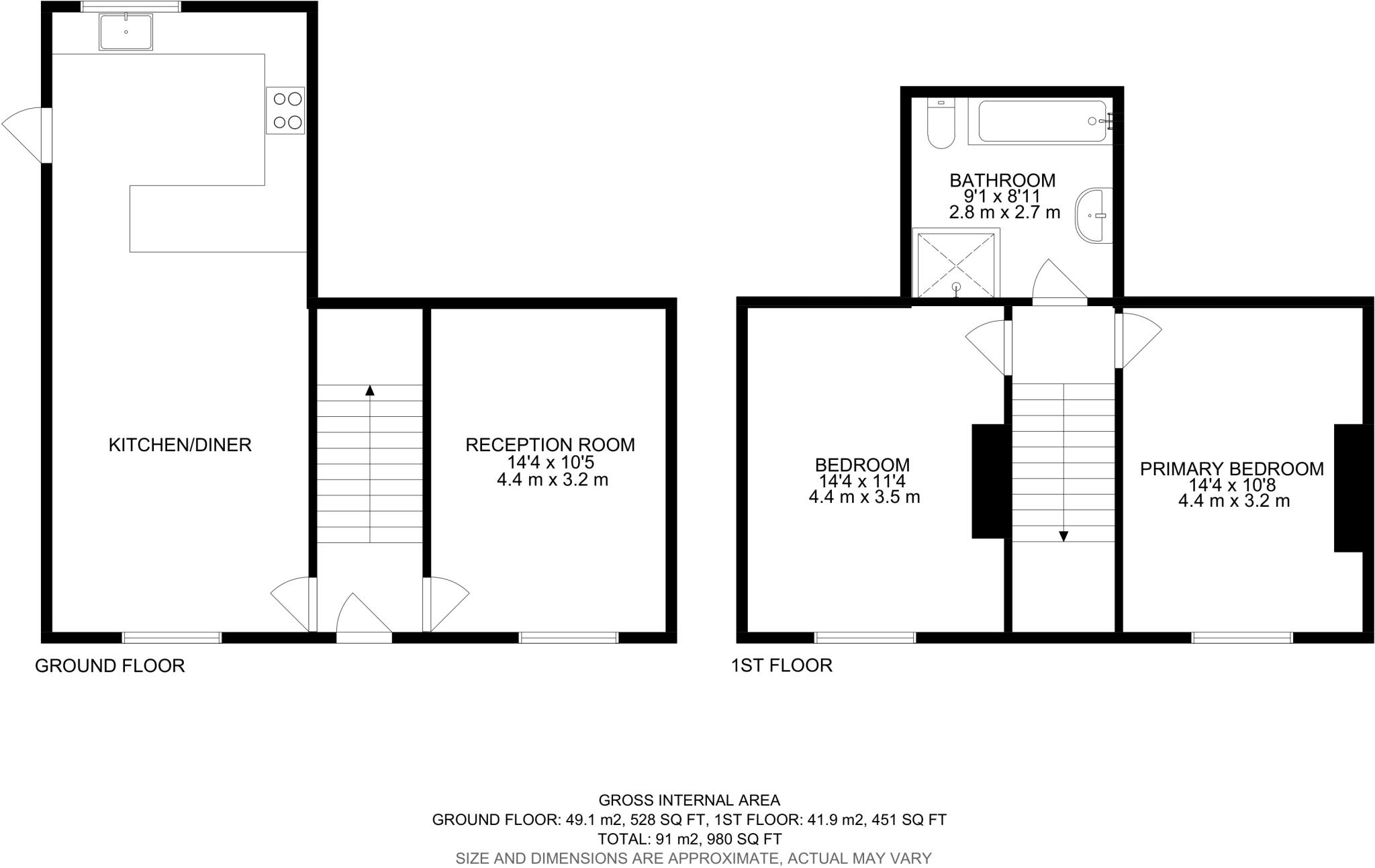 Somerset Road, Bournemouth, Dorset, BH7 floorplan
