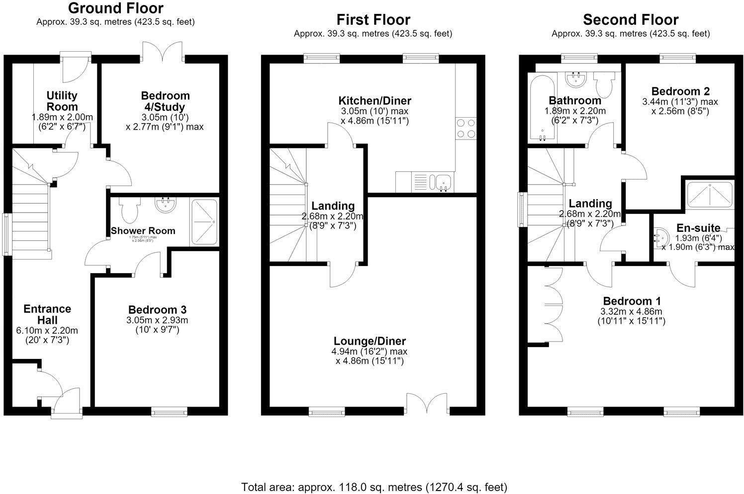Arran Close, Greylees, Sleaford, Lincolnshire, NG34 floorplan