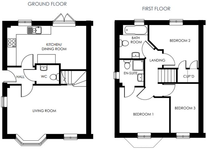 Plot 17 - Arundel, Mytton Oak Manor, Bowbrook, Shrewsbury, SY3 5BT floorplan