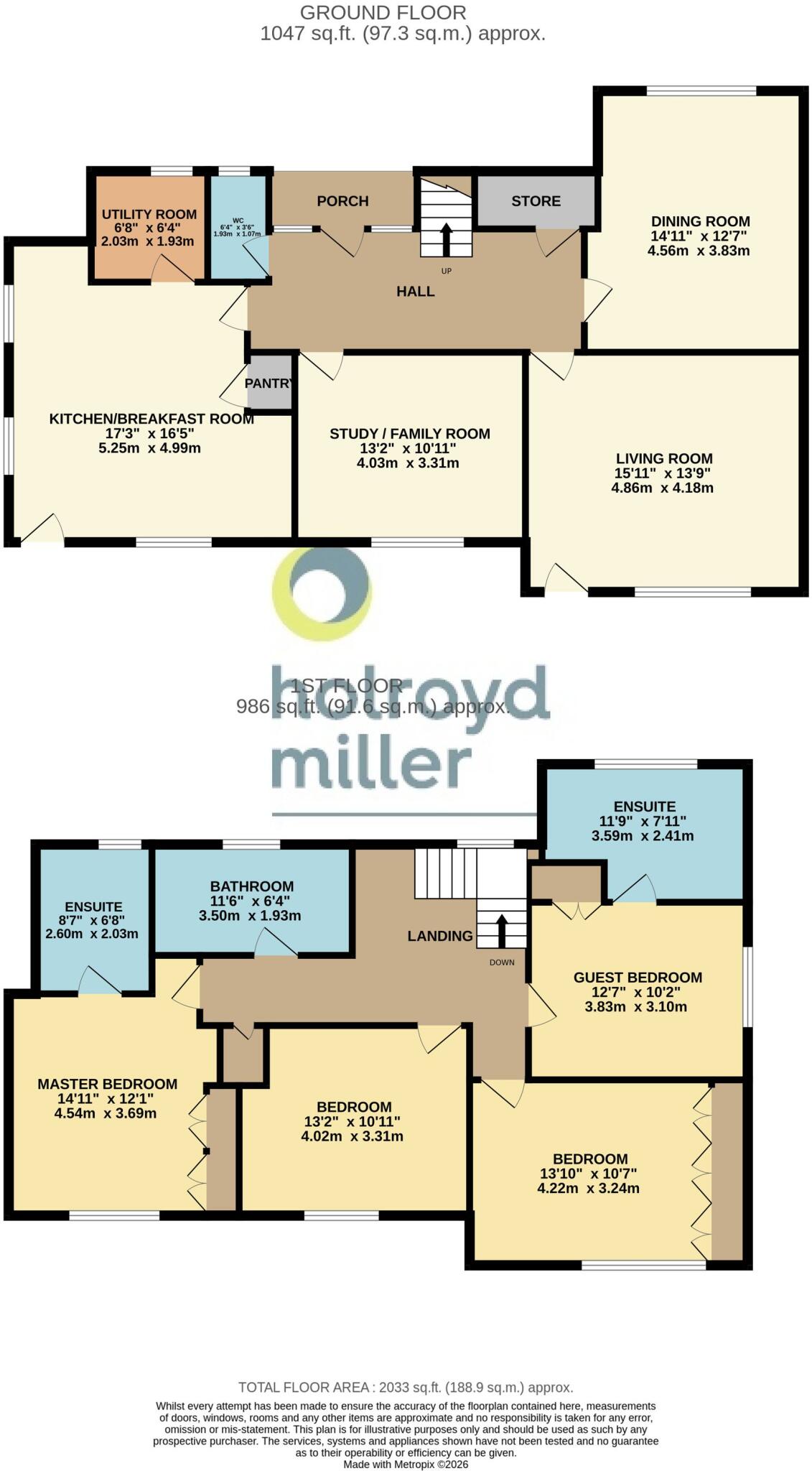 Martin Grove, Wakefield, WF2 floorplan
