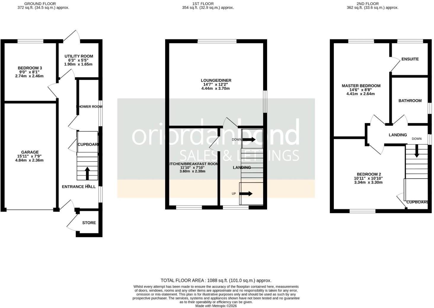 Dainty Grove, Grange Park, Northampton NN4 floorplan