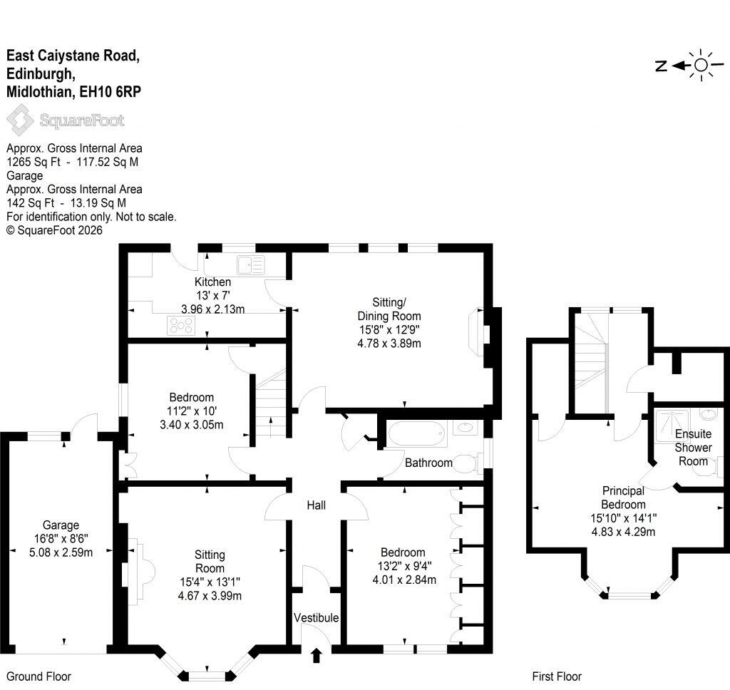 7 East Caiystane Road, Edinburgh, EH10 6RP floorplan