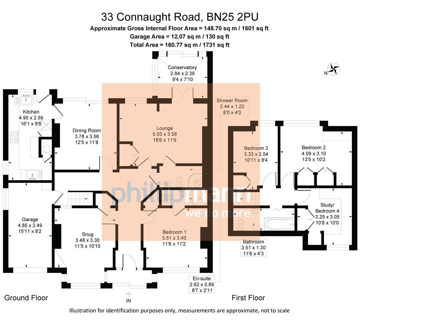 Connaught Road, Seaford floorplan