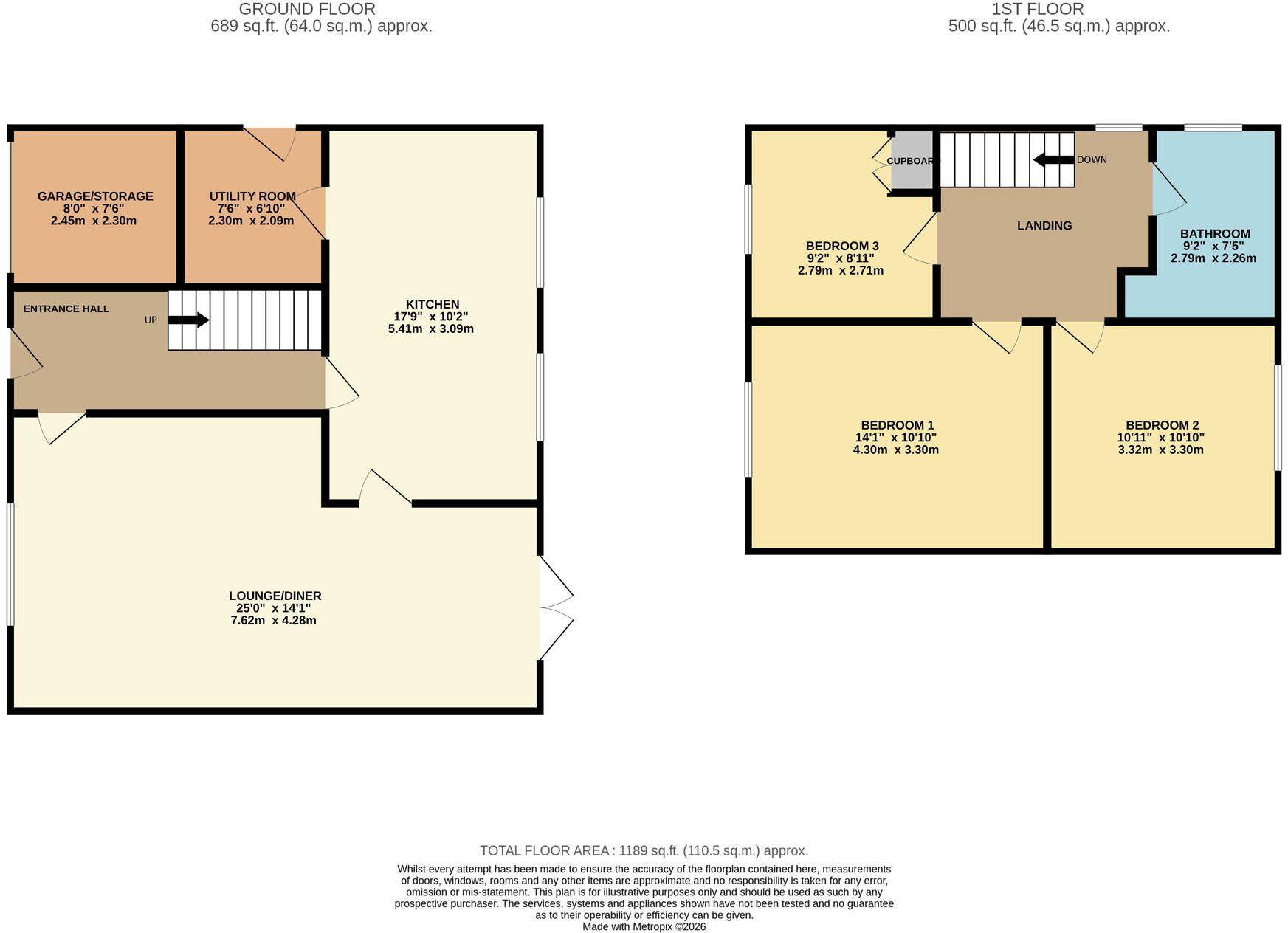Pheasant Bank, Rossington, DN11 floorplan