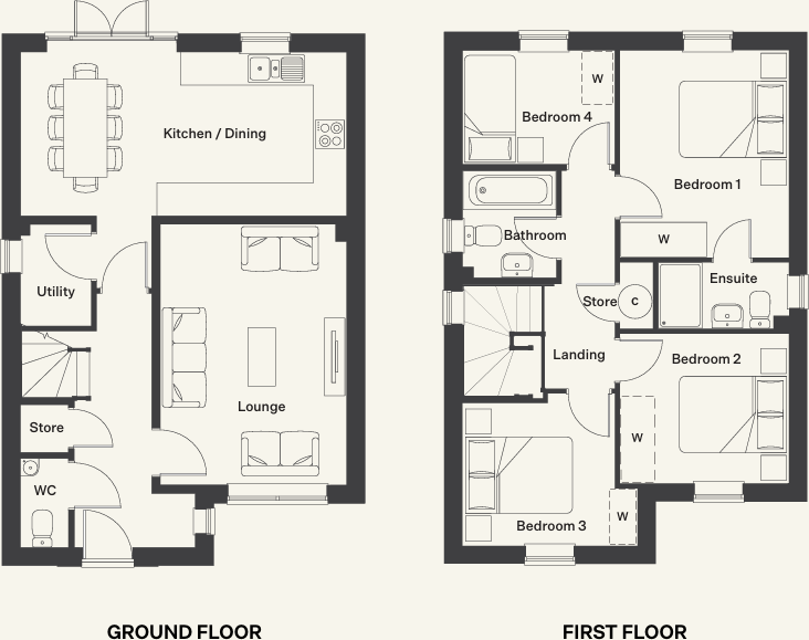 Acacia Lane, MK45 floorplan