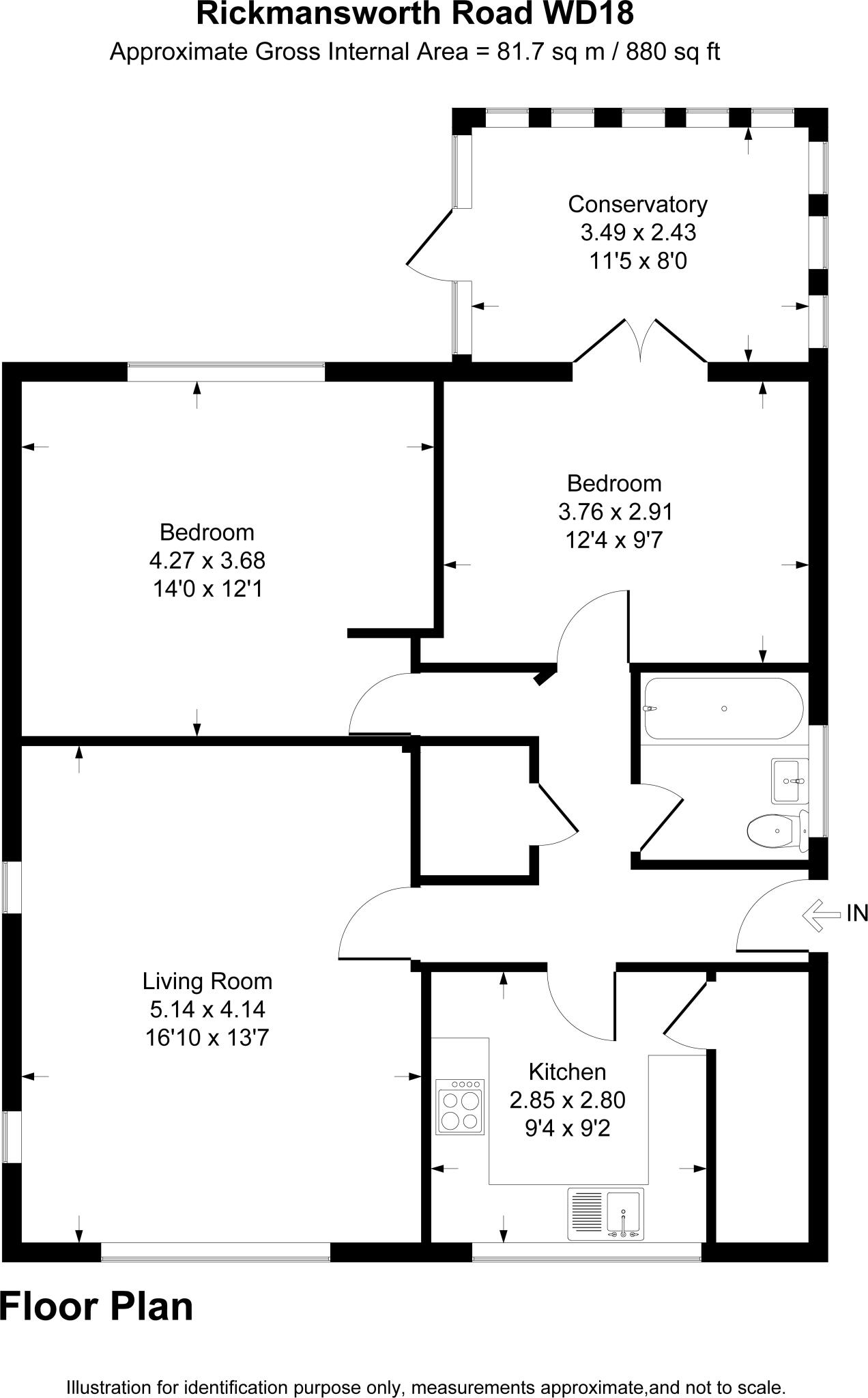 Rickmansworth Road, Watford, Hertfordshire, WD18 floorplan