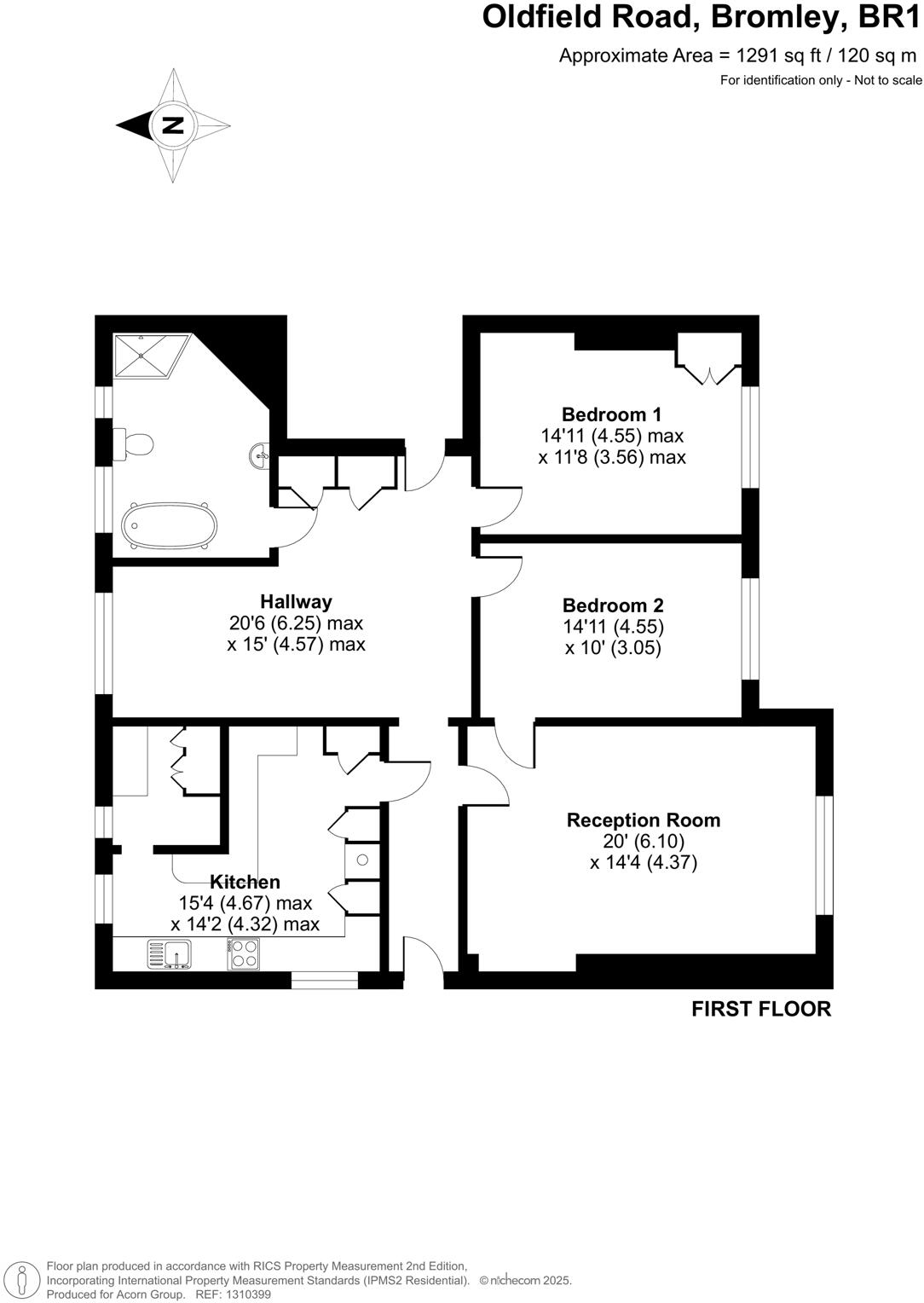 Oldfield Road, Bromley floorplan