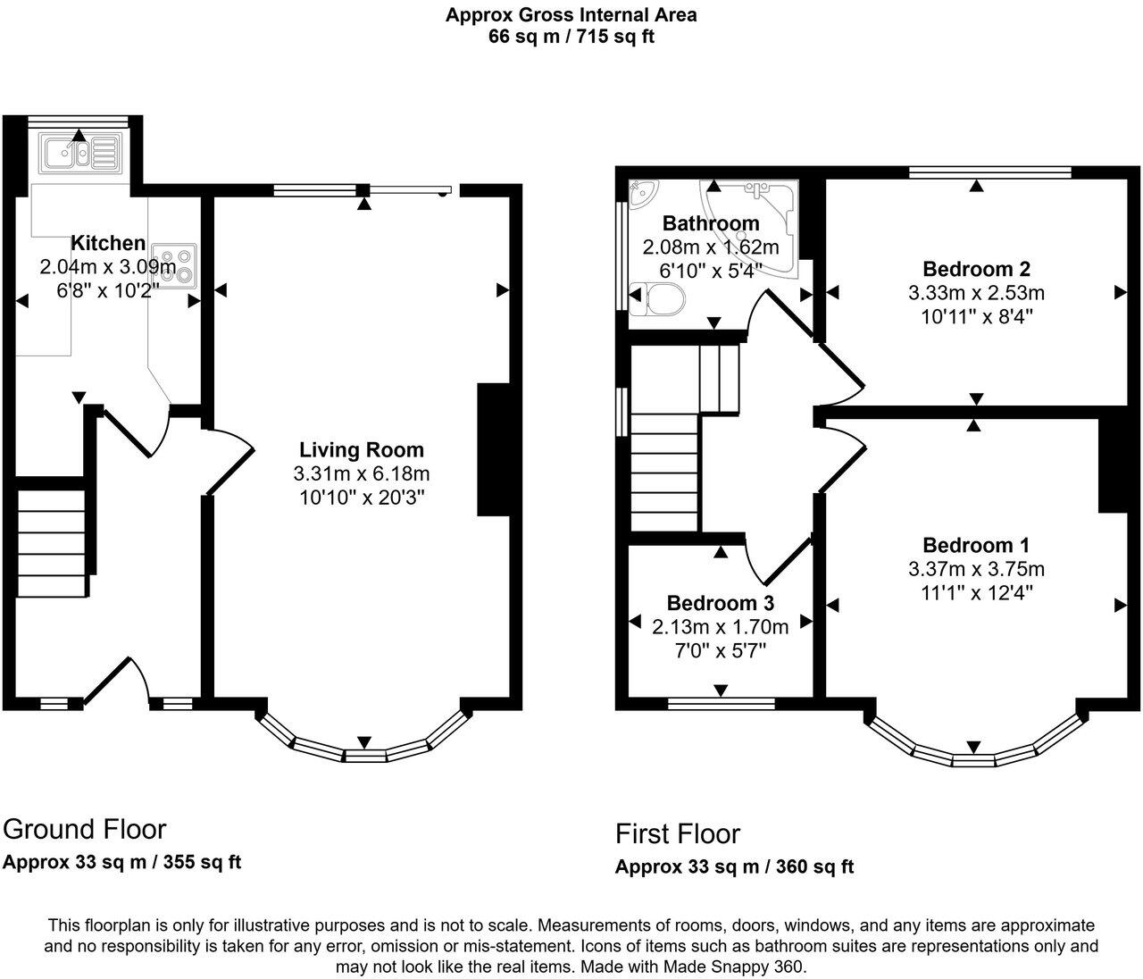 Downham Road, Heaton Chapel SK4 5EW floorplan