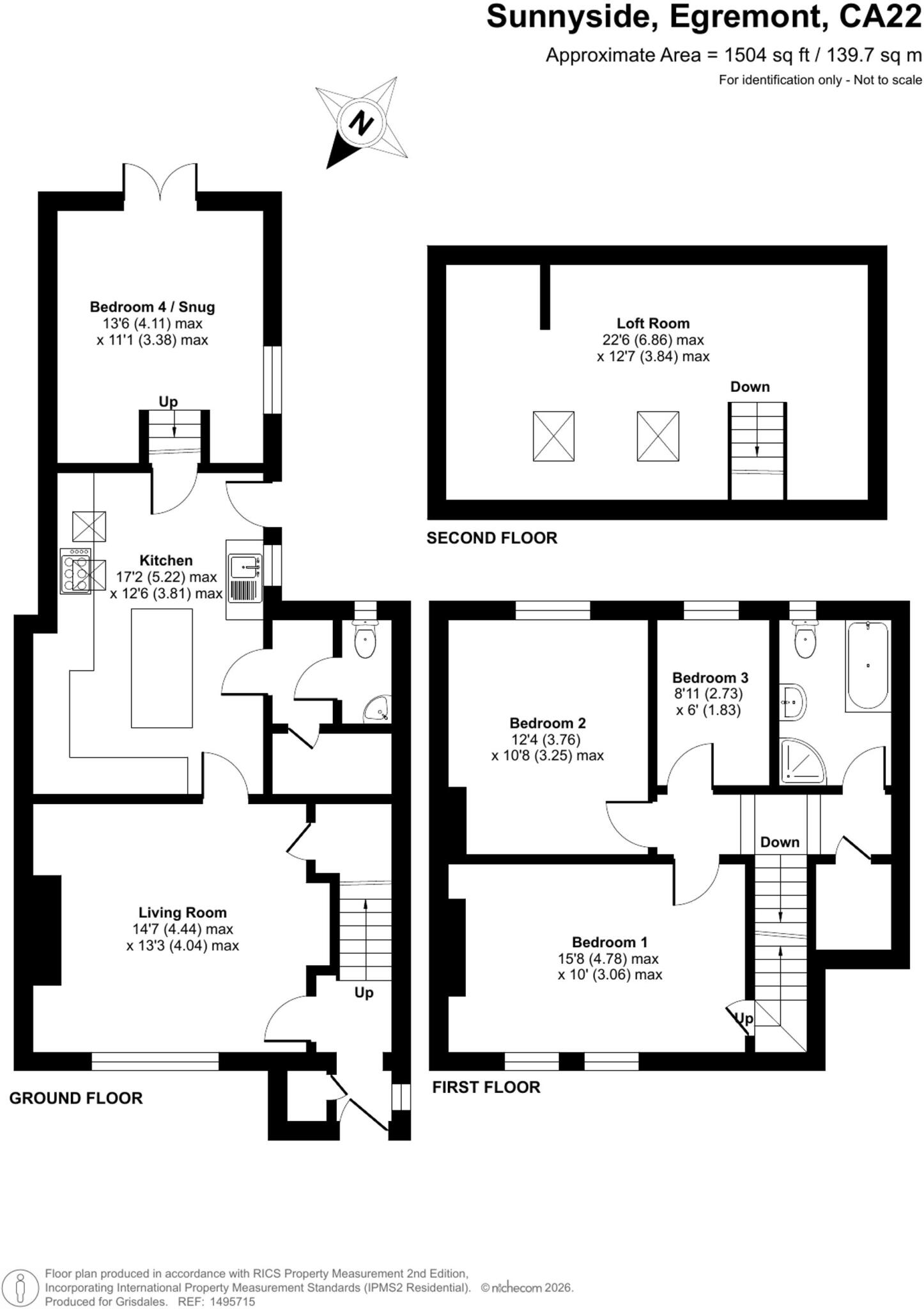 Sunnyside, Egremont, CA22 floorplan