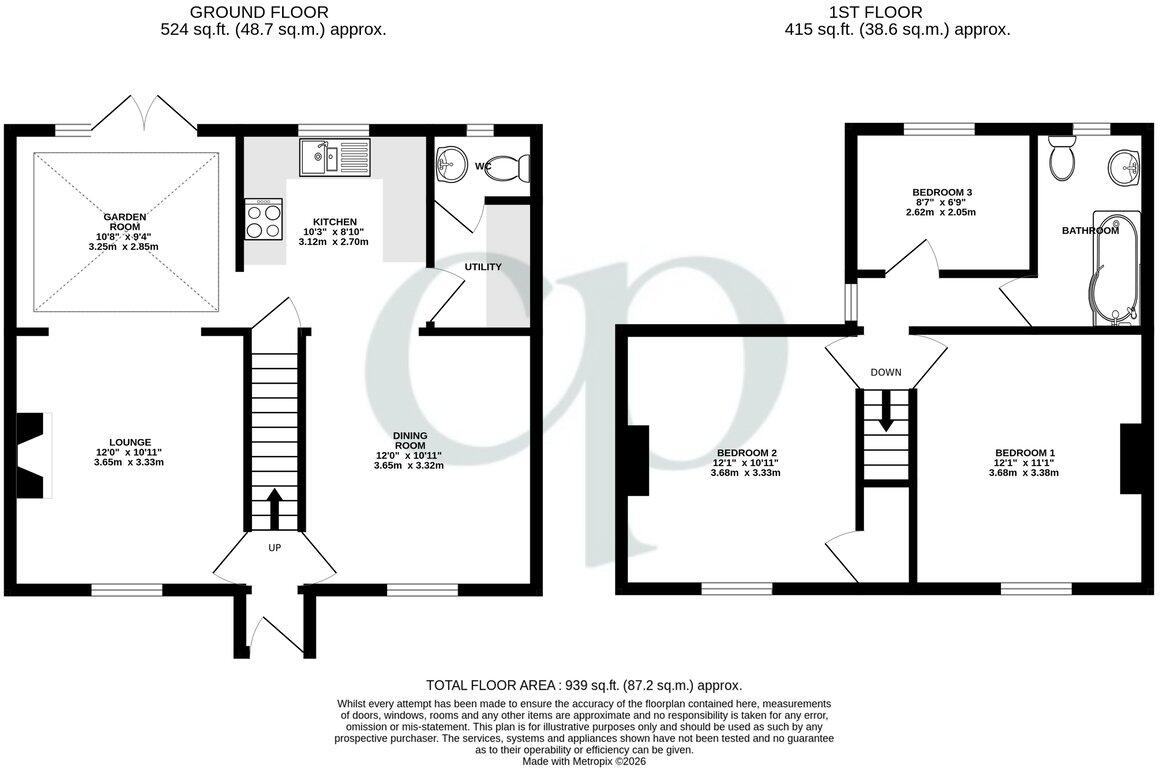 Arthur Street, Ampthill, Bedfordshire, MK45 floorplan