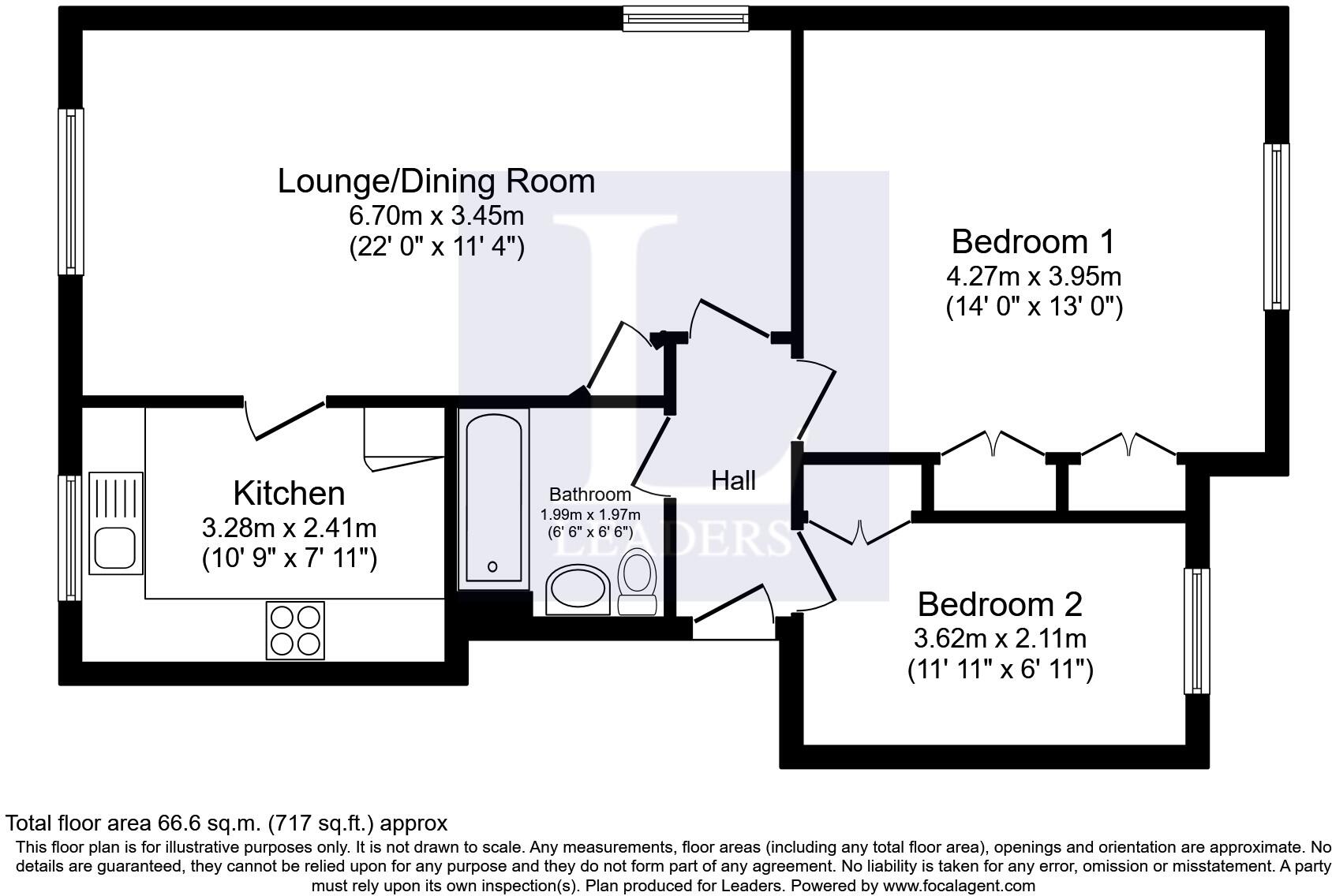 Addison Court, Duncan Road, SO31 floorplan
