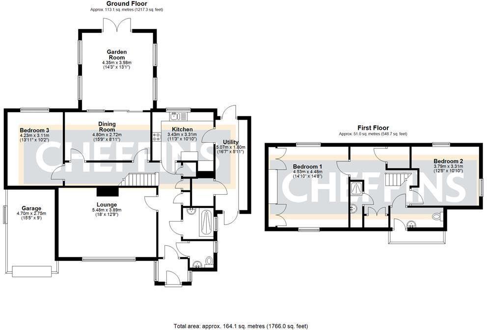 West End, Wilburton, Ely floorplan