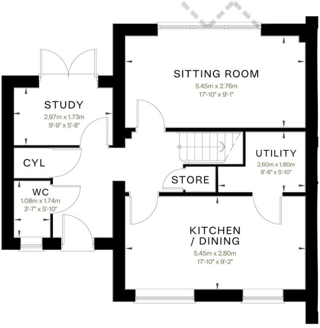 Church Street, Melbourne, Derby floorplan