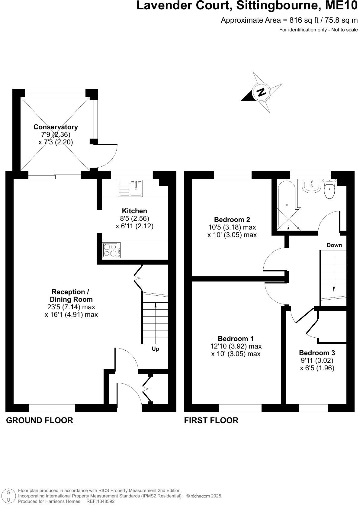 Lavender Court, Sittingbourne, Kent, ME10 4TA floorplan