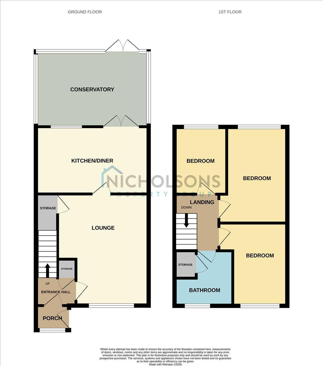 Cygnet Close, Filey floorplan